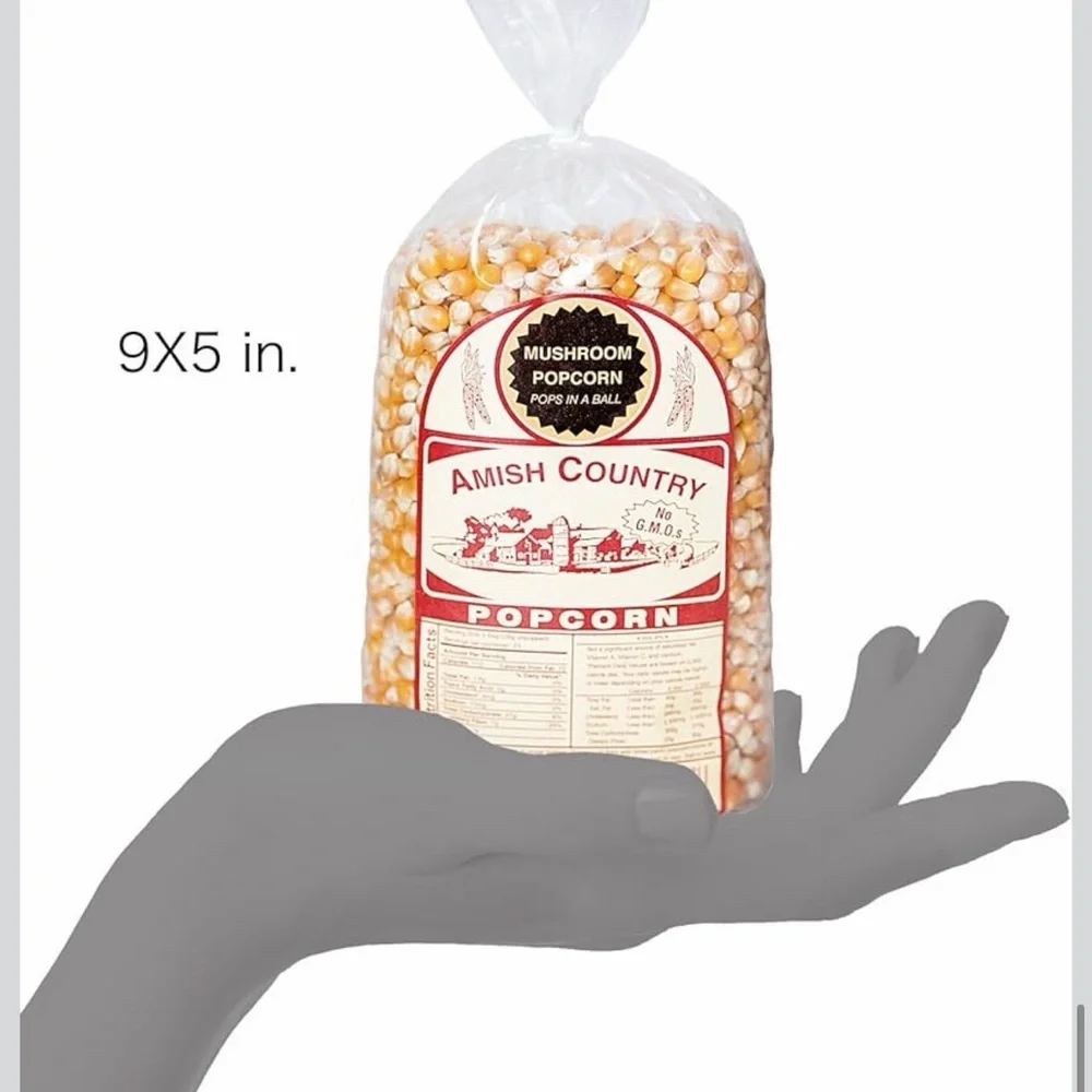 Amish Country Popcorn |2 lbs| Mushroom Popcorn Kernels|Old Fashioned Gluten Free